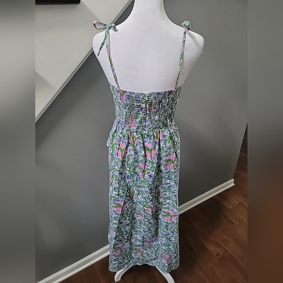 Liberty & Justice The Yuku Summer Dress Floral Maxi-Size Small 100% Cotton - Picture 5 of 7